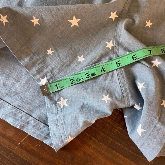 Magellan Outdoors Women's Chambray Shorty Americana Stars Shorts Plus Size 3X - Picture 11 of 11